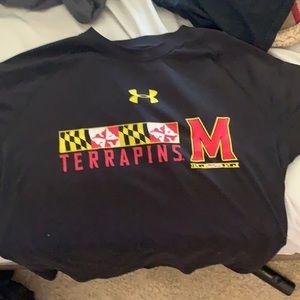 Maryland terrapins under armour short sleeve